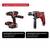 Two red and black electric power tools, cordless screwdriver and drill, with text 'Suitable for the following machines: Standard cordless screwdrivers with 10 or 13 mm chuck, Standard drill with 10 or 13 mm chuck'.