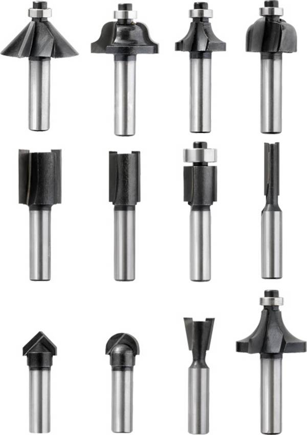 kwb 757290 Milling set       Shank diameter 8 mm 12-piece
