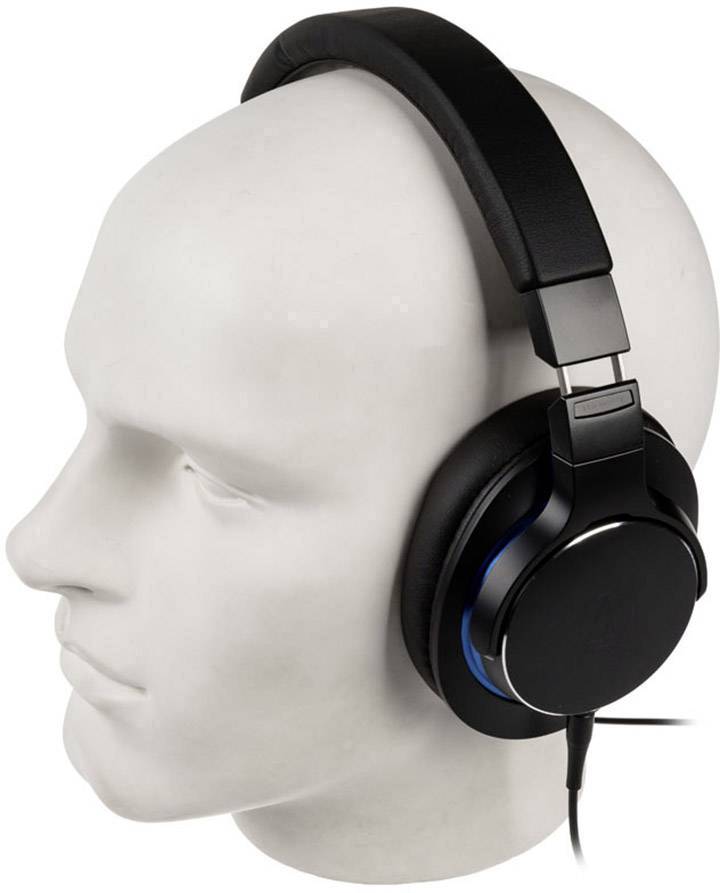 Audio Technica Ath Msr7bbk Gaming Headset 3 5 Mm Jack Corded Over The Ear Black Blue Conrad Com