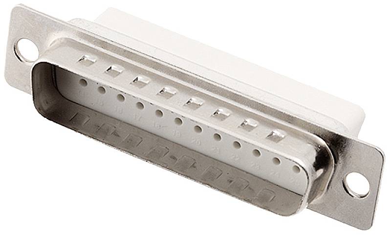 encitech DBC25-SP-W 2108-0190-03 D-SUB pin strip 180 ° Number of pins: 25 Crimp 1 pc(s) Tray-0