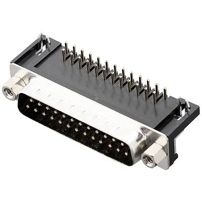 encitech DRB-25M-TBG-110 2103-2100-03 D-SUB pin strip 90 ° Number of pins: 25 Solder pins 1 pc(s) Tray