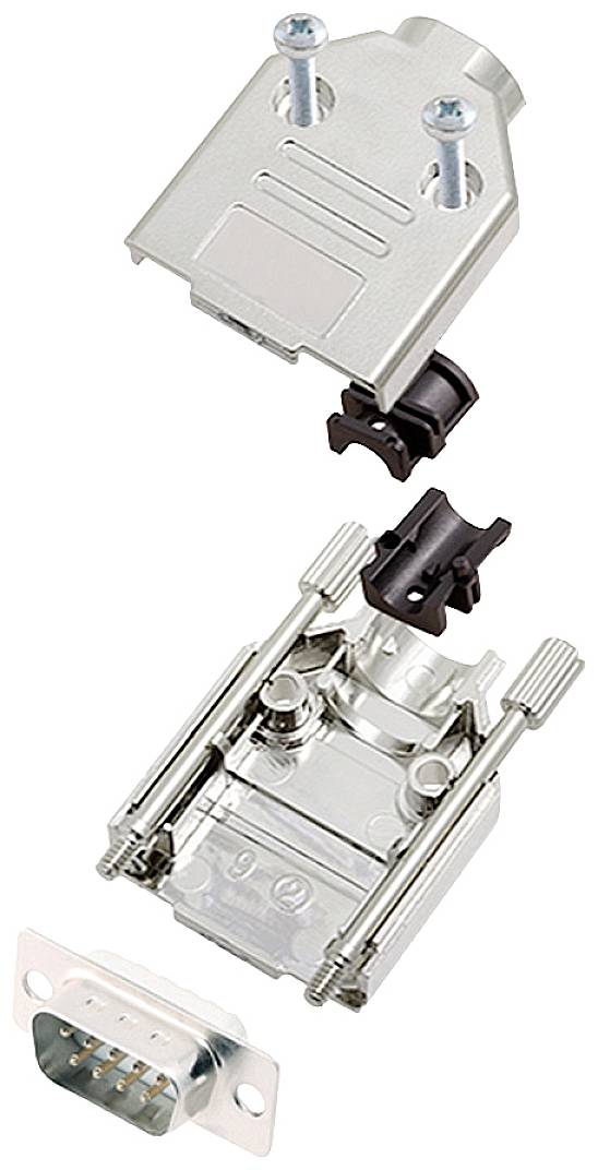 encitech DTPK-M-09-DMP-W-K 6355-8031-01 D-SUB pin strip set 180 ° Number of pins: 9 Solder bucket 1 pc(s)