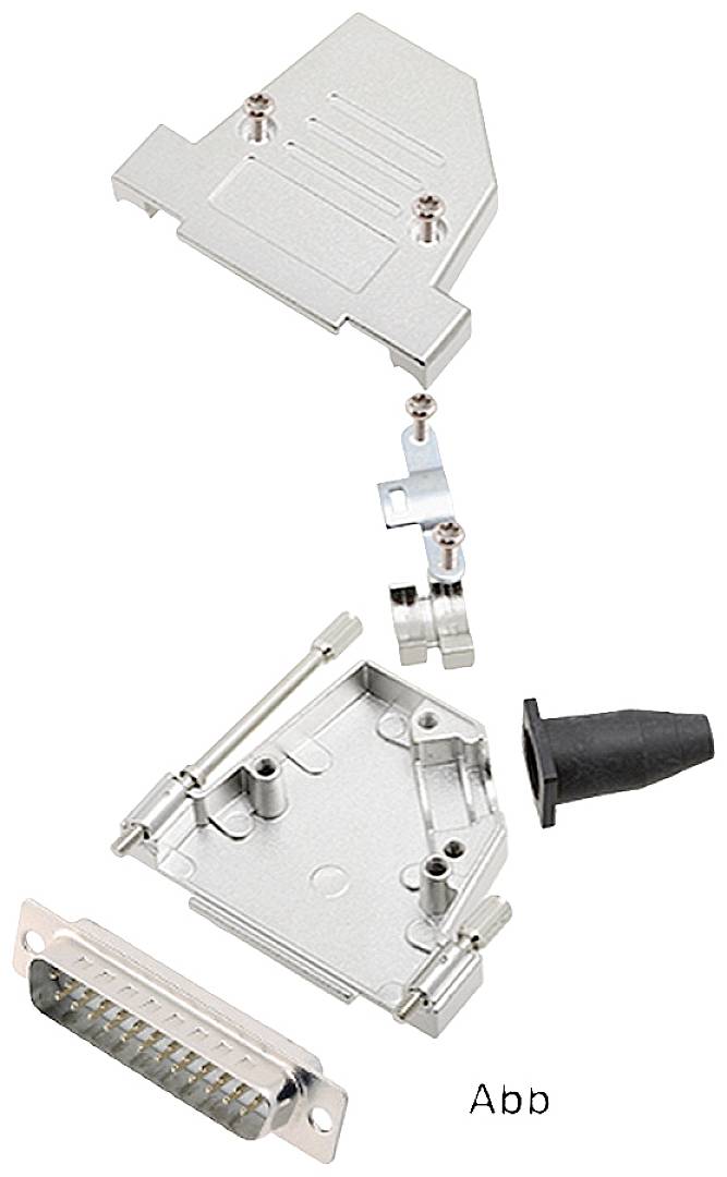 encitech DTSL37-LJSRG-S-DMP-W-K 6355-8042-24 D-SUB pin strip set 45 ° Number of pins: 37 Solder bucket 1 pc(s)-0