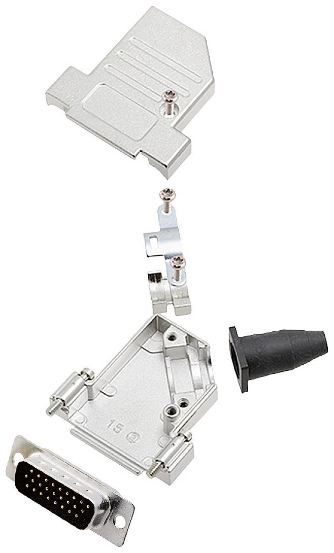 encitech DTSL15-SJSRG-S-HDP26-K 6355-0092-02 D-SUB pin strip set 45 ° Number of pins: 26 Solder bucket 1 pc(s)-0