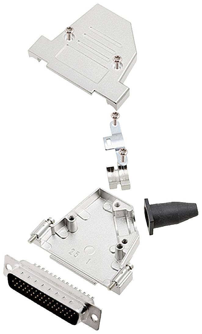 encitech DTSL25-SJSRG-S-HDP44-K 6355-0092-03 D-SUB pin strip set 45 ° Number of pins: 44 Solder bucket 1 pc(s)-0