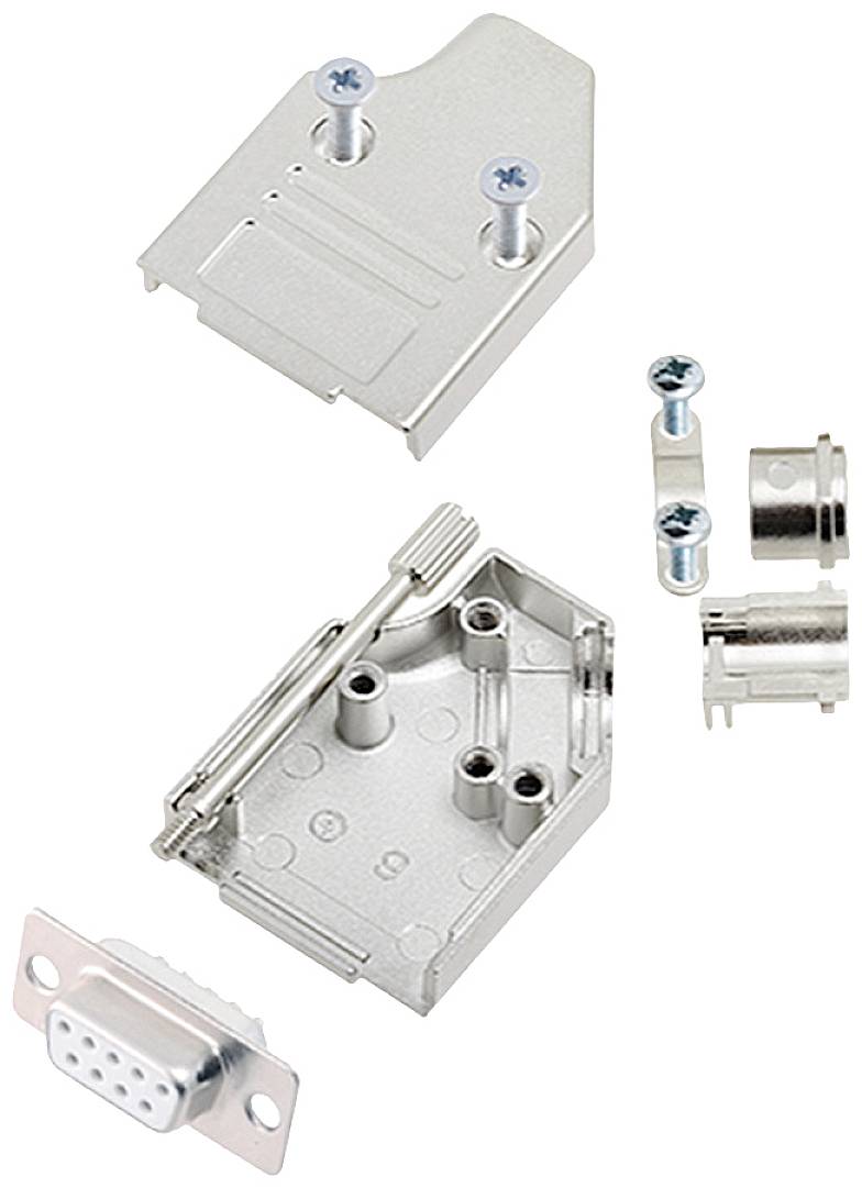 encitech MHDM35-09-DBS-W-K 6355-8007-11 D-SUB receptacle set 35 ° Number of pins: 9 Solder bucket 1 pc(s)-0