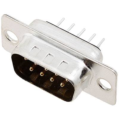 encitech DD09-MTBS 2103-0100-01 D-SUB pin strip 180 ° Number of pins: 9 Solder pins 1 pc(s) Tray