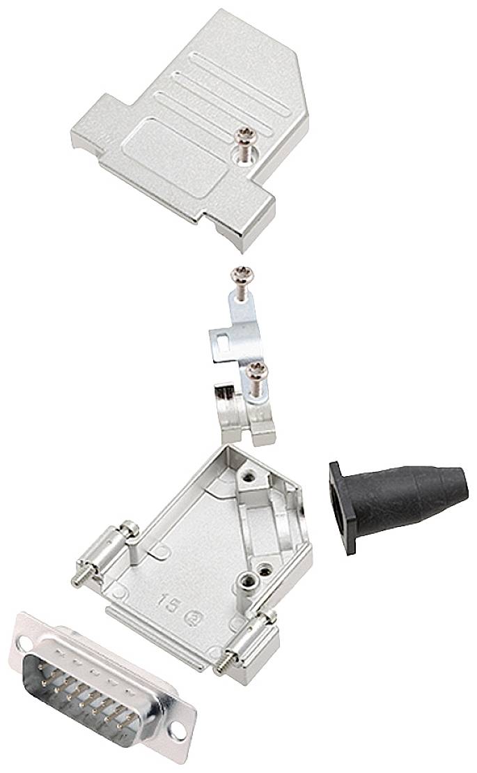 encitech DTSL15-SJSRG-S-DBP-W-K 6355-8090-02 D-SUB pin strip set 45 ° Number of pins: 15 Solder bucket 1 pc(s)-0