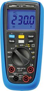 Metrix MTX 204 Handheld multimeter  Digital Graphics display CAT III 600 V Display (counts): 6000