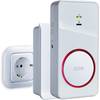 m-e modern-electronics 41151 Wireless door chime Receiver backlit
