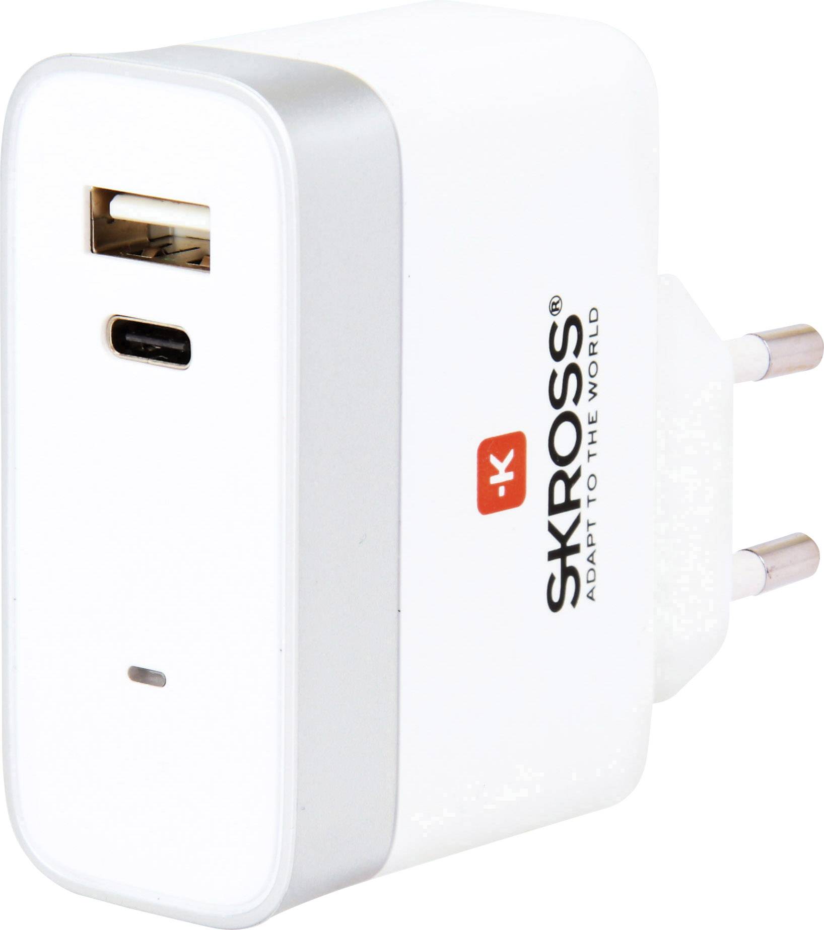Skross USB charger Mains socket Max. output current 5.4 A No. of outputs: 2 x-2