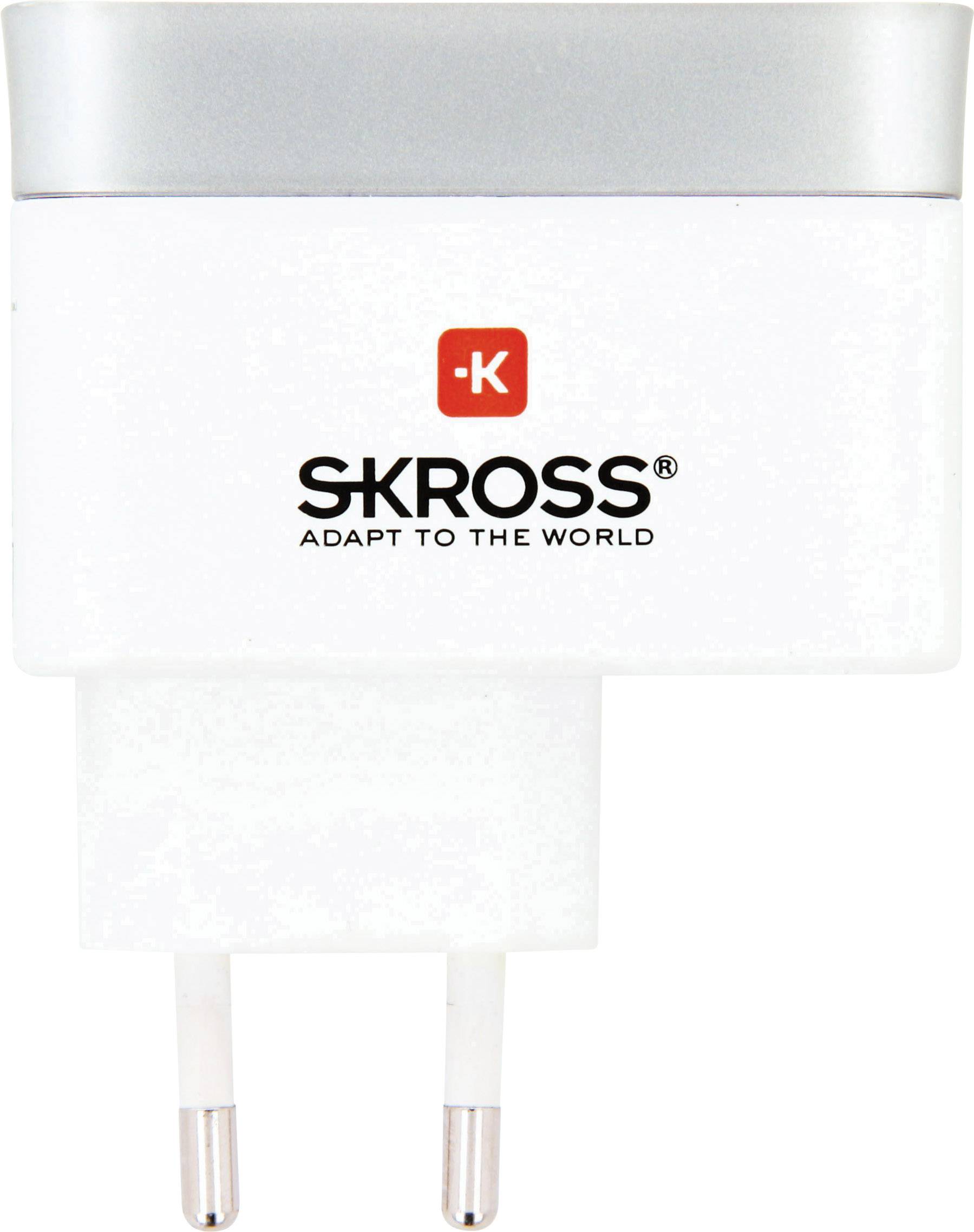 Skross USB charger Mains socket Max. output current 5.4 A No. of outputs: 2 x-3