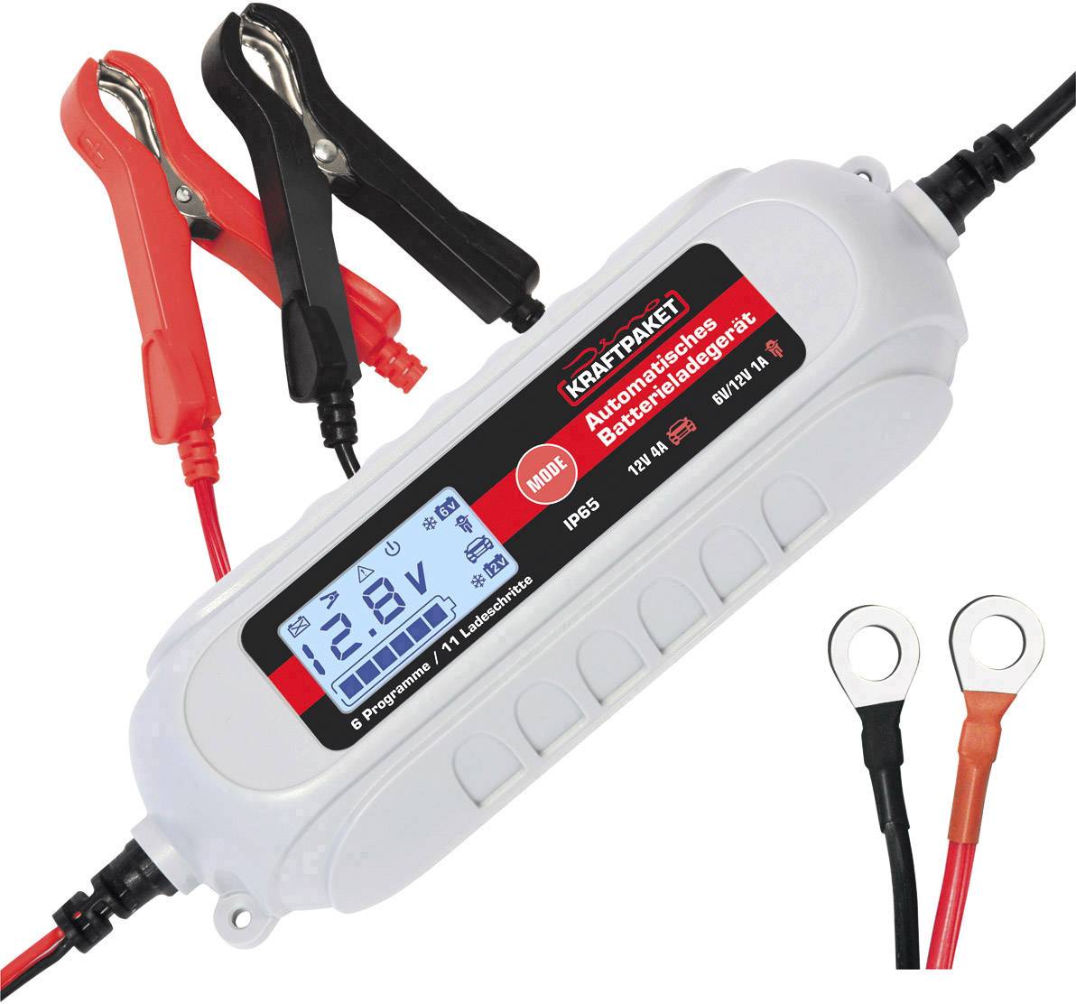 Dino KRAFTPAKET 136312 Automatic charger 12 V, 6 V 0.8 A 3.8 A
