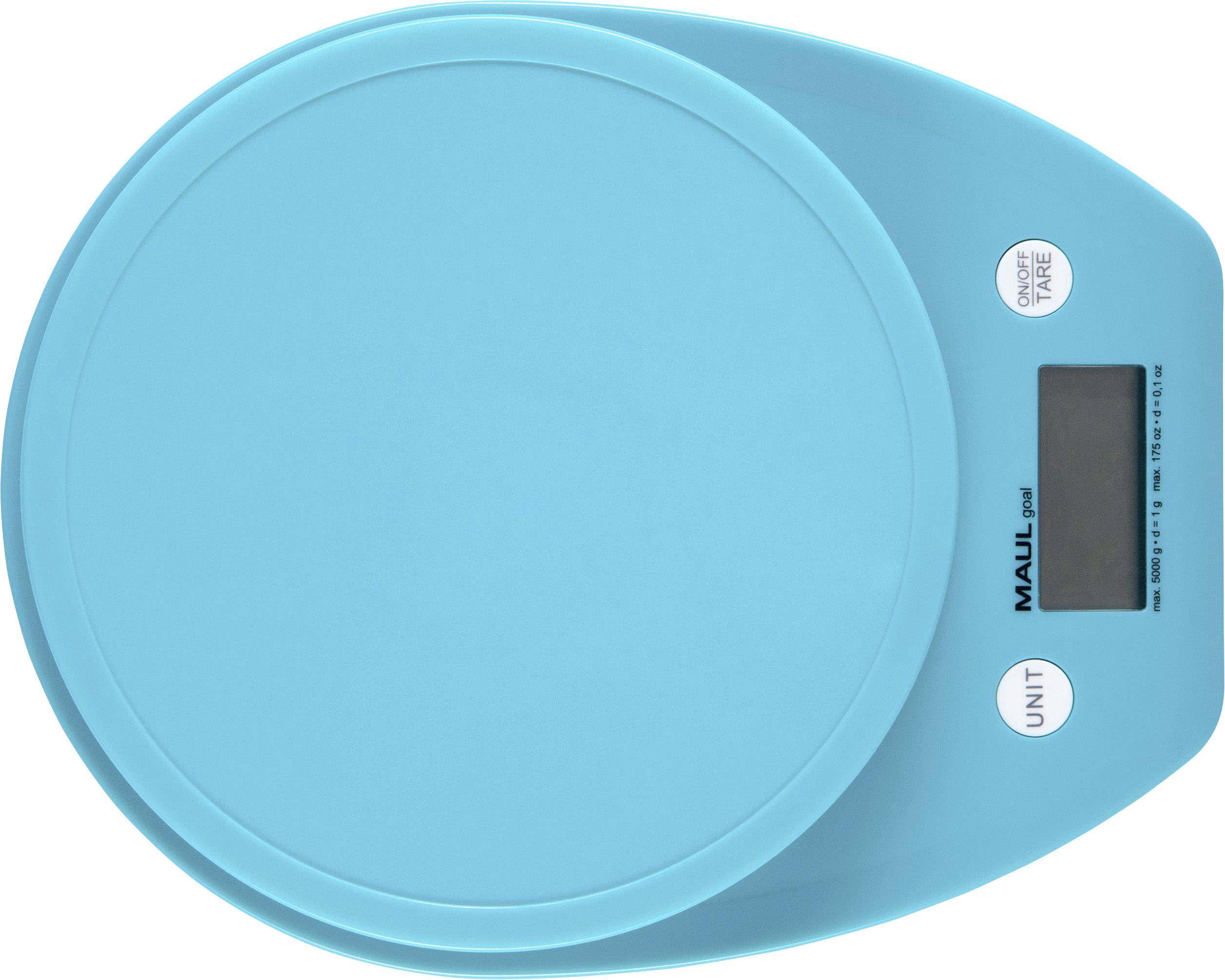 Maul 1646034 Letter scales 1646034 Weight range 5000 g Readability 1 g battery-powered Light blue-2