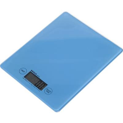 Maul 1666034 1666034 Letter scales  Weight range 5000 g Readability 1 g battery-powered Light blue