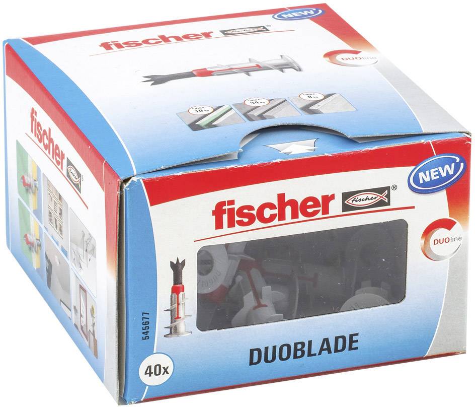 Fischer 545677 DUOBLADE LD Drywall anchor 44 mm 40 pc(s)