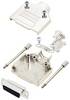 TRU COMPONENTS TCMHDM15DMSK 7708576 D-SUB receptacle set 180 ° Number of pins: 15 Solder bucket 1 pc(s)