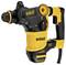 Electric drill hammer in yellow and black, DEWALT brand, with rotary switch for drilling and chisel mode, ergonomic handle.