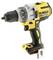 Cordless drill against a white background, black and yellow, with a grey head and speed selection. Marking: 'DeWalt 18V'.