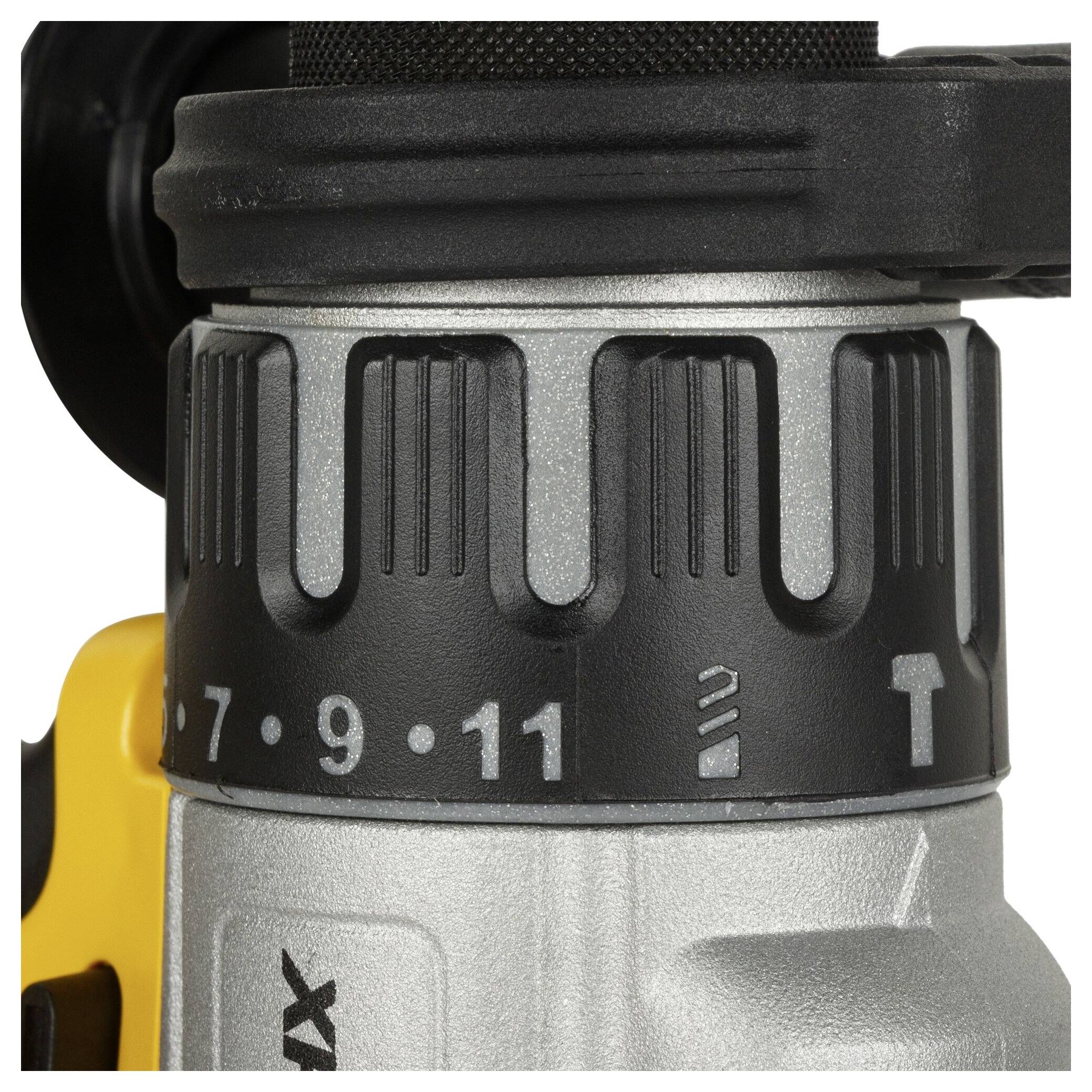 An adjustable tool with a rotary dial set to the number '11' and a symbol for drilling.