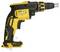 Cordless drill in black and yellow, with a rubberised surface for better grip and adjustable settings at the tip.