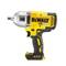 Cordless impact driver in yellow and black, 'DeWalt' brand name on the side. 18V, brushless, suitable for screwing and drilling work.