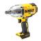 Yellow and black cordless impact driver with 'DEWALT' lettering on the side, suitable for demanding screw applications in workshop tasks.