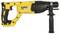 Yellow and black electric drill hammer with additional handle, suitable for professional construction work.