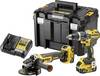 DEWALT DeWALT DCK2080P2T-QW, 12,5 cm, Akku, 2 Stück(e) DCK2080P2T-QW Tool kit Cordless impact driver, Cordless angle grinder, Battery, Cordless charger 6-piece