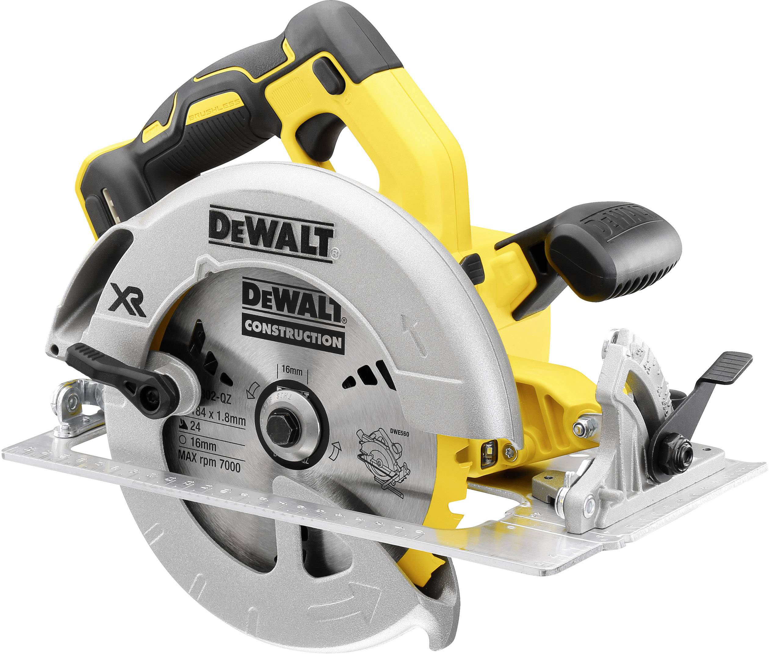 Ale top ik heb dorst Dewalt DCS570NT Handheld circular saw Cutting depth (max.) (90°) 64 mm w/o  battery | Conrad.com
