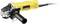 Yellow angle grinder with black handle and cable, suitable for DIY and trade work.
