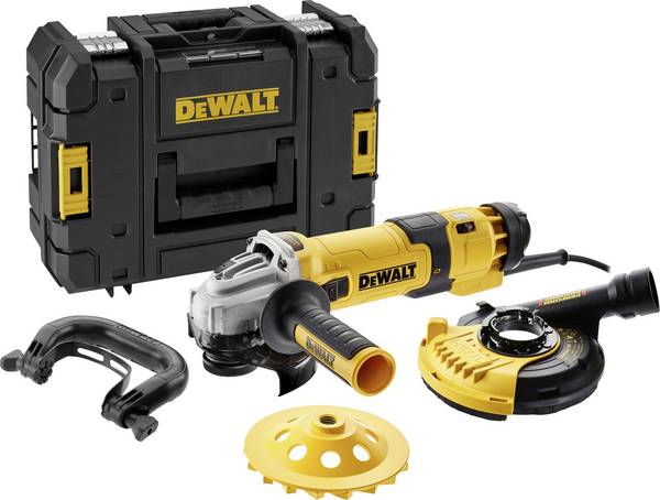 DEWALT DWE4257KT DWE4257KT-QS Angle grinder 125 mm incl. accessories 1500 W