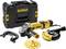 DeWalt Electric Angle Grinder Set with grinder, protective covers, grinding disc and transport case, ready for use.
