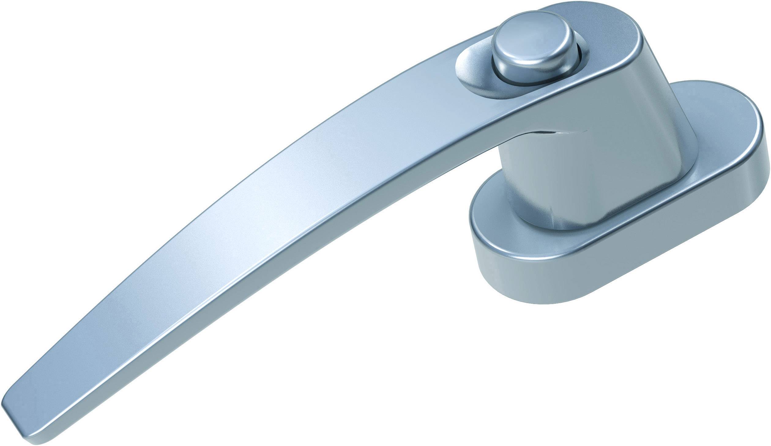 Basi 7554-0010 Button-release locking window handle Silver