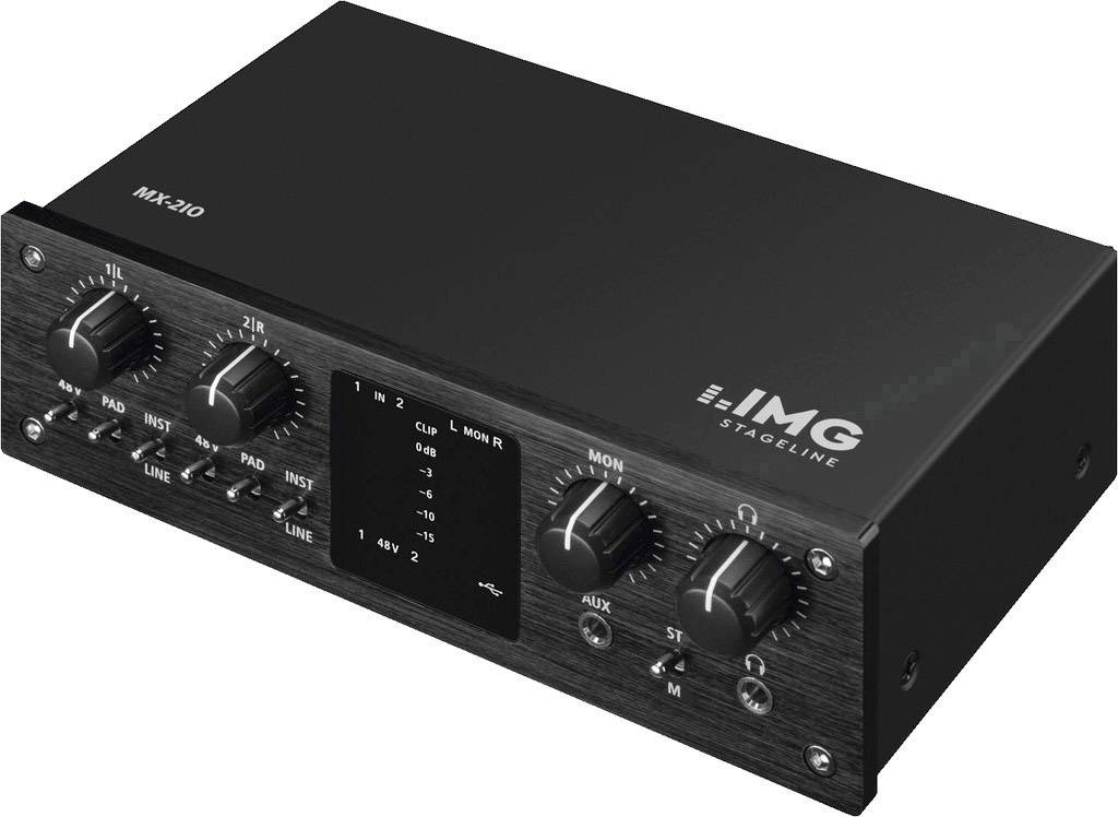 Audio interface IMG Stageline MX-2IO-1