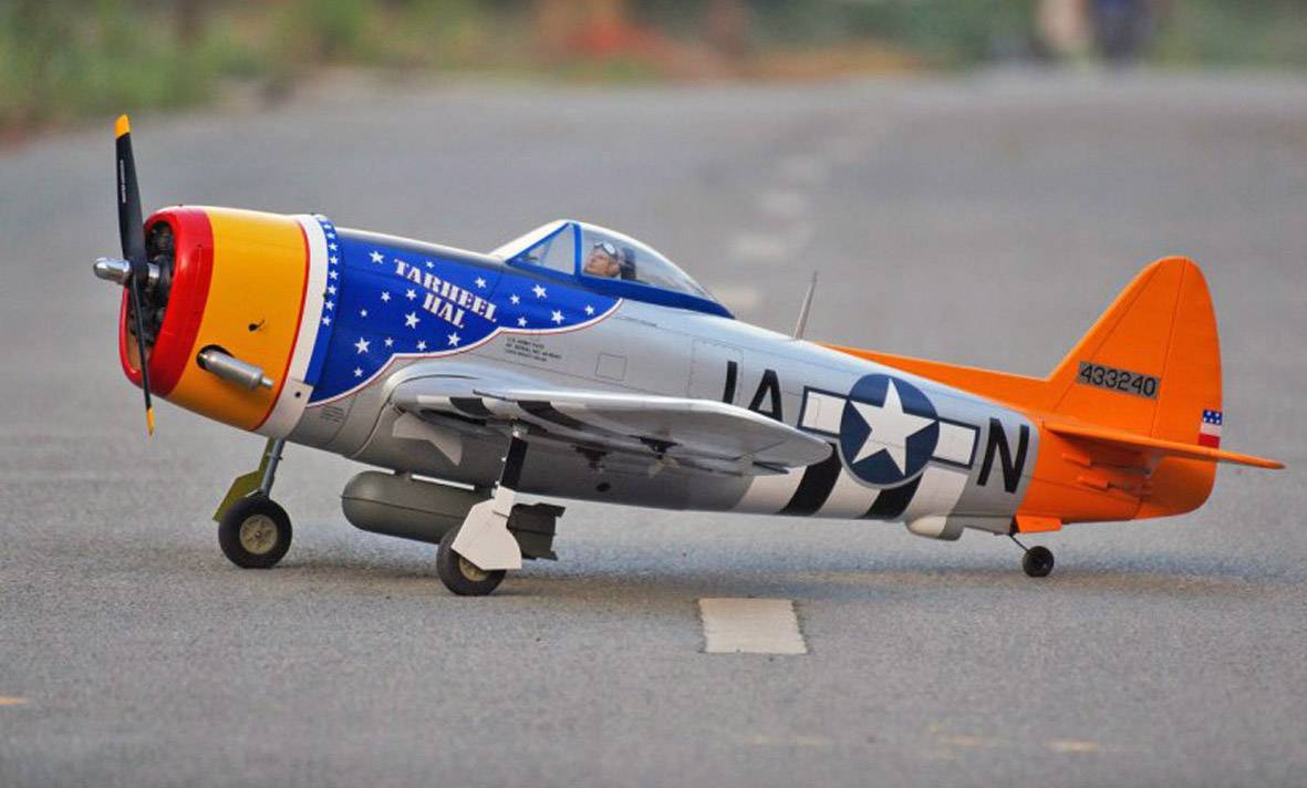 VQ P-47D Thunderbolt (Tarheel Hal) RC model aircraft ARF 1500 mm-0