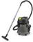 'Image of a grey and black industrial vacuum cleaner with a long suction tube and handle, mounted on wheels, for commercial cleaning.'