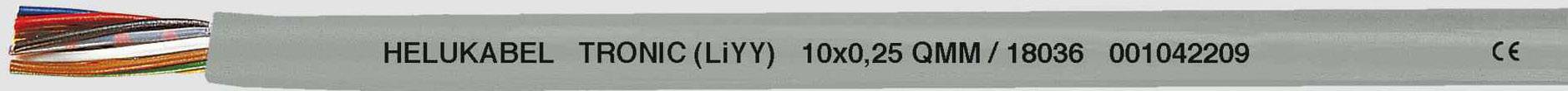 Helukabel 18091 Data cable LiYY 8 x 0.50 mm² Grey 100 m