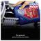 Hand pours Liqui Moly 15W-40 oil into engine. Text: 'Catalytic converter tested, good cold-start performance'.