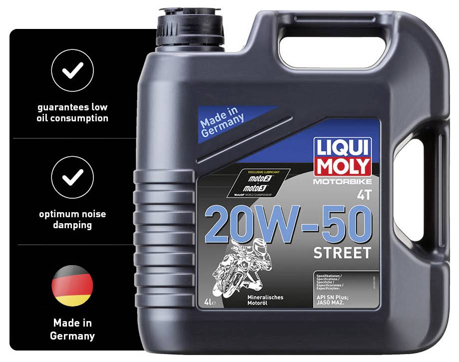 Liqui Moly Motorbike 4T 20W-50 Street 1696 4-stroke engine oil 4 l-1