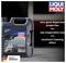 Container of motorcycle oil '20W-50 Street' by LIQUI MOLY. Key features: excellent dispersal properties, low evaporation loss, outstanding cleaning performance.