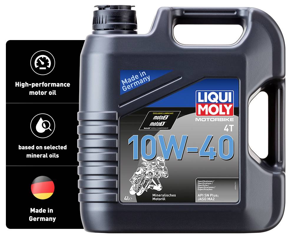 Liqui Moly Motorbike 4T 10W-40 Basic Street 3046 4-stroke engine oil 4 l-1