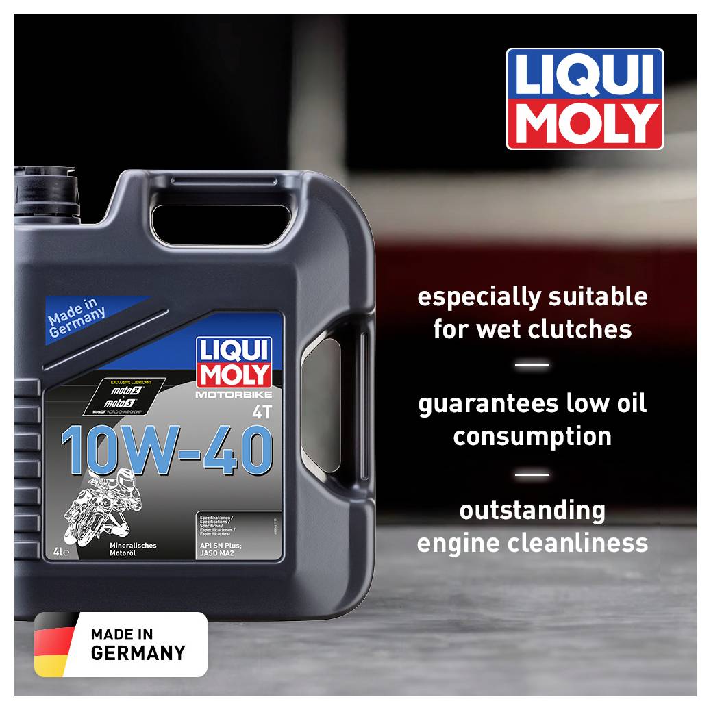 Liqui Moly Motorbike 4T 10W-40 Basic Street 3046 4-stroke engine oil 4 l-2