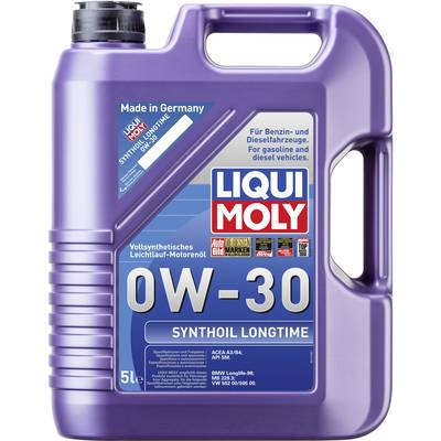 LIQUI MOLY Longtime 5W30 Full Synthetic Motor Oil, 5 Liter