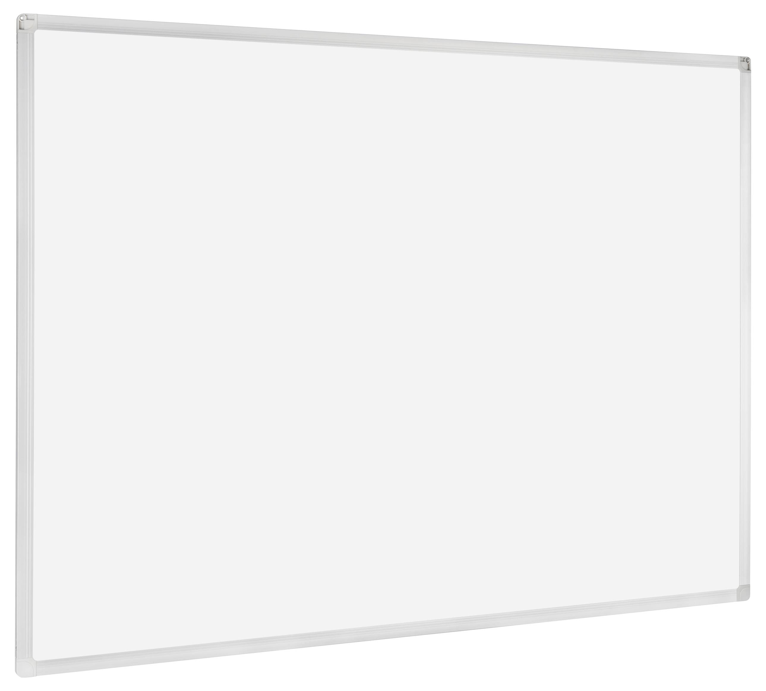White board with aluminium frame.