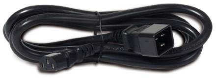 APC Current Cable [1x IEC C13 socket (cooling devices) - 1x IEC C20 plug (cooling devices)] 1.98 m Black