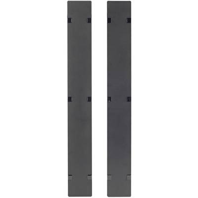 Two vertical, parallel black rectangles positioned on a white background.