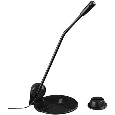 Hama CS-461 PC microphone Black Corded incl. stand
