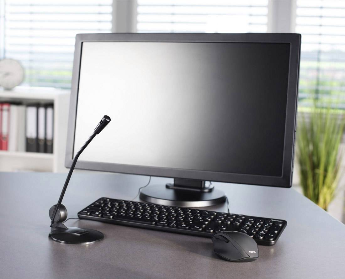 Stand PC microphone Hama CS-461 Transfer type (details):Corded incl. stand-5