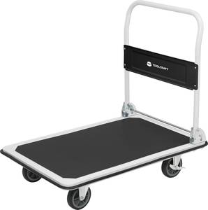 TOOLCRAFT TO-5799261 Flatbed trolley folding Steel Load capacity (max.): 300 kg